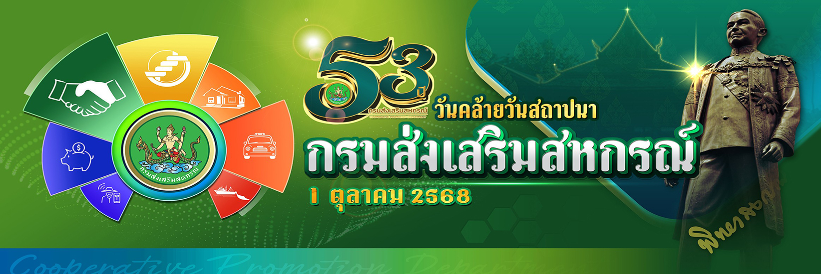 53 วันคล้ายวันสถาปนากรมส่งเสริมสหกรณ์