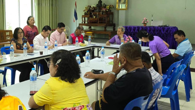 ประชุมกับกลุ่มเกษตรกรทำสวนท่าอยู่ พารามิเตอร์รูปภาพ 1